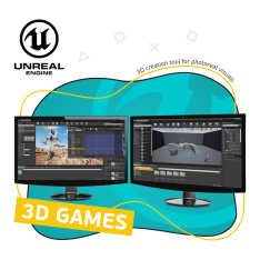 Unreal Engine 4. Игровой движок - КИБЕРшкола программирования для детей, компьютерные курсы для школьников, начинающих и подростков - KIBERone г. Артём