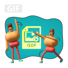 Gif-анимация - КИБЕРшкола программирования для детей, компьютерные курсы для школьников, начинающих и подростков - KIBERone г. Артём