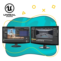 Разработка игр на движке Unreal - КИБЕРшкола программирования для детей, компьютерные курсы для школьников, начинающих и подростков - KIBERone г. Артём