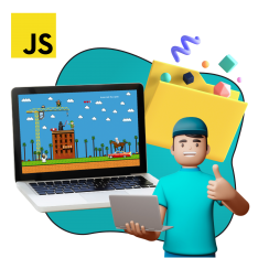 Программирование на JavaScript. Учимся создавать игры! - КИБЕРшкола программирования для детей, компьютерные курсы для школьников, начинающих и подростков - KIBERone г. Артём