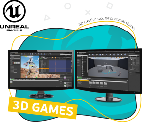 Unreal Engine 4. Игровой движок - Школа программирования для детей, компьютерные курсы для школьников, начинающих и подростков - KIBERone г. Артём