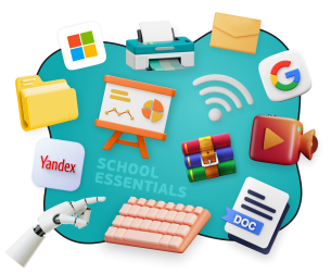 Цифровая база для школьника - КИБЕРшкола программирования для детей, компьютерные курсы для школьников, начинающих и подростков - KIBERone г. Артём