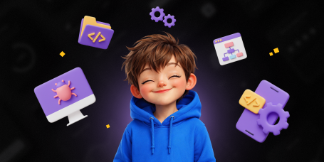 Идеальный сайт с нуля: код, дизайн и AI-помощник - КИБЕРшкола программирования для детей, компьютерные курсы для школьников, начинающих и подростков - KIBERone г. Артём